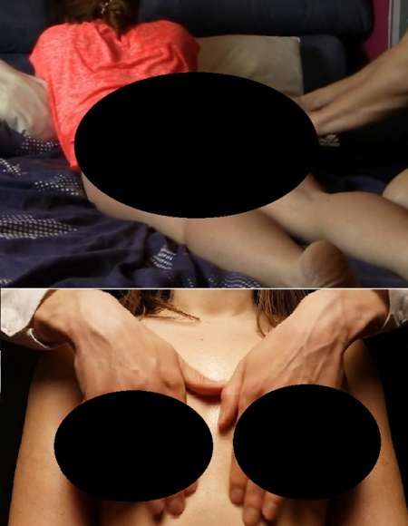 Madame, je masse vos fesses et/ou vos seins