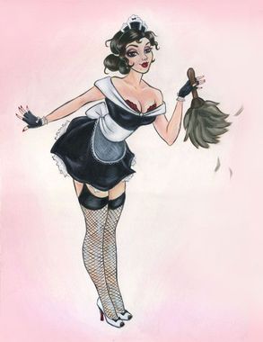 Fantasme femme de m�nage coquine