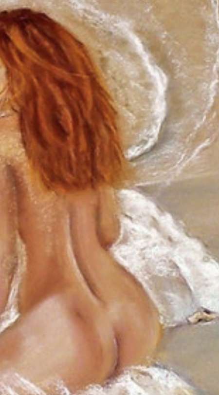 Couple curieux et massage