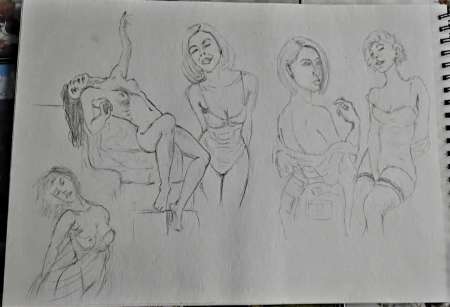 Modele pour pose boudoir