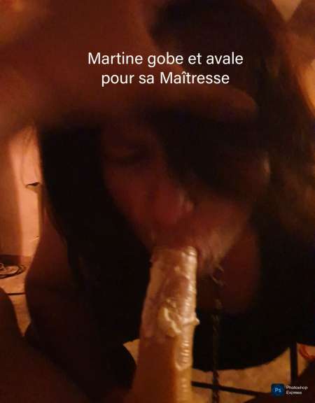 Domination par t�l pour soumises males matures