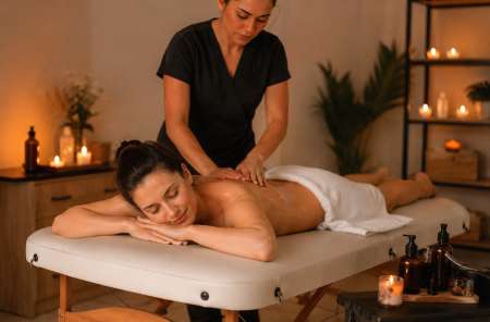 Massage traditionnel aux huiles essentielles